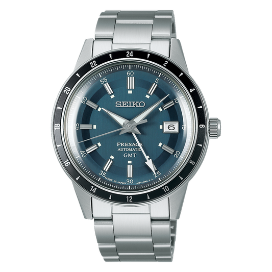 Seiko Presage SSK009 Style 60's GMT Automatic Blue