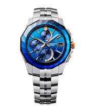 Casio OCWS6000SW2A Oceanus Manta Blue Light Spiral Wave Bezel