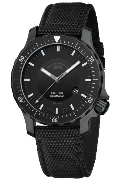 Muhle Glashutte M1-41-83-NB Sea-Timer Blackmotion