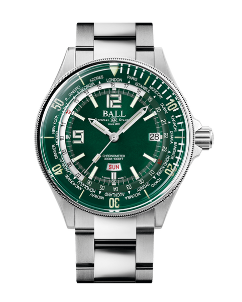 Ball DG2232A-SC-GR Engineer Master II Diver Worldtime 42mm Green