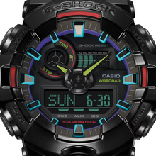 G-Shock GA700RGB-1A Virtual Rainbow Cybertech Ana-Digi