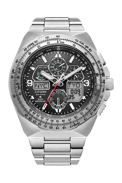Citizen JY8120-58E Promaster Skyhawk A-T Steel Black Dial