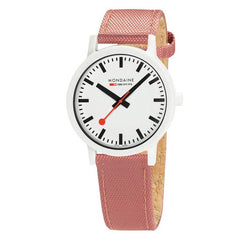 Mondaine MS1.41111.LP Sustainable Materials Large White Case Watch