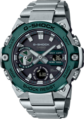 G-Shock GSTB400CD1A3 G-STEEL Green IP Textured Metal