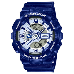 G-Shock GA110BWP-2A Ana-Digi Blue White Chinese Porcelain