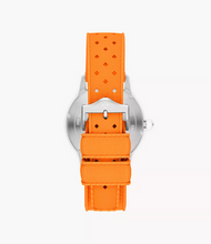 Zodiac ZO9591 Super Sea Wolf Ceramic Compression Rubber Strap Orange