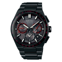 Seiko Astron SSH137 Powerful Red Limited Edition GPS Solar Titanium