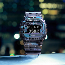 G-Shock DW5600NN-1A Square Digital Glitch Blazing Iridescent