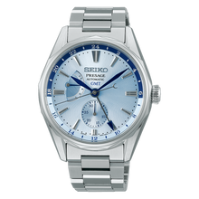 Seiko Presage SARF011 Ocean Traveler Titanium Automatic GMT Blue Dial