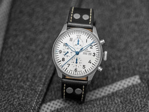 Laco 862153 Chronographs Kiel.2 Weiss Special Edition Automatic White