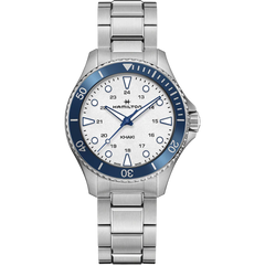 Hamilton H82231150 Khaki Navy Scuba Quartz 37mm White Dial