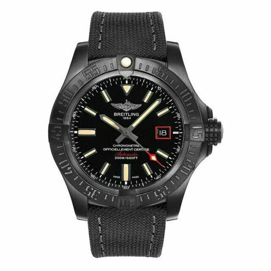 Breitling V17311101B1W1 Avenger Blackbird Automatic Black Dial 44mm  // Pre-Owned