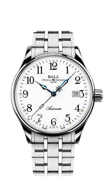 Ball NM3288D-SJ-WH Trainmaster Standard Time 135th Anniversary