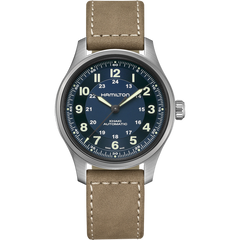 Hamilton H70545540 Khaki Field Titanium Auto 42mm Blue Dial