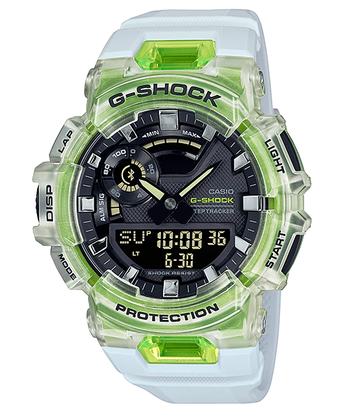G-Shock GBA900SM-7A9 G-SQUAD Vital Bright Vibrant White Green