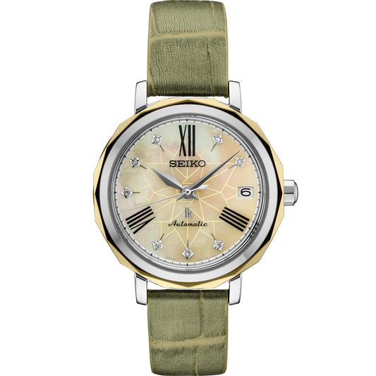 Seiko Lukia SPB138 Kurenai Green with Diamonds Automatic