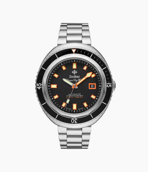 Zodiac ZO9509 Super Sea Wolf Saturation Diver Automatic Stainless Steel
