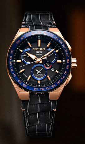 Seiko Astron GPS Solar Executive Line 18K Pink Gold SBXB134