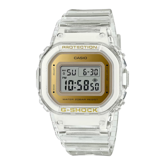 G-Shock GMDS5600SG-7 Summertime Shine Square Clear Gold