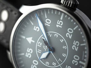 Laco 862159 Pilot Watch Basic Aachen Grau 42 Automatic