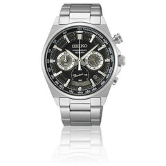 Seiko Essentials SSB397 Quartz Chronograph Black