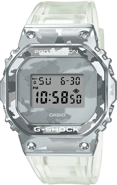 G-Shock GM5600SCM-1 Metal Covered Semi-Transparent Camouflage Square