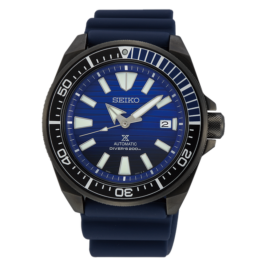 Seiko Prospex SRPD09K1 Samurai Save the Ocean Black Rubber // Pre-Owned