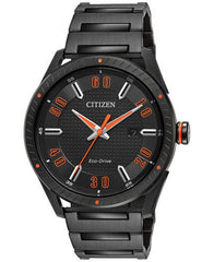 Drive from Citizen Eco-Drive Men's Black Ion-Plated Stainless Steel Bracelet Watch 42mm BM6995-51E