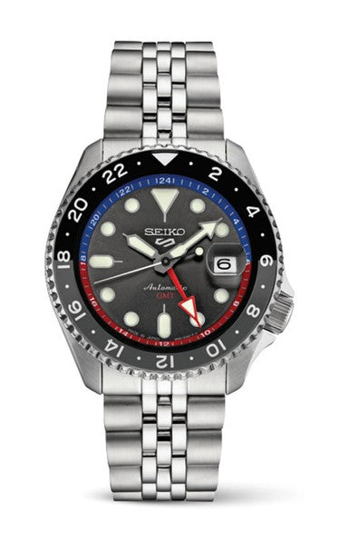 Seiko 5 Sports SSK019 SKX Style GMT Black Dial Automatic