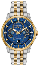 Citizen BU0054-52L Eco-Drive Calendrier Calendar Moonphase Blue Dial