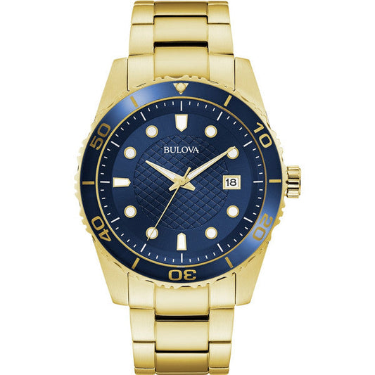 Bulova Men's Sport Watch 98A197 + Free Travel Clock & Picture Frame Clock