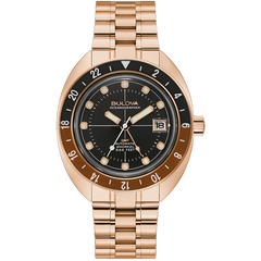 Bulova 97B215 Oceanographer Devil Diver GMT Root Beer