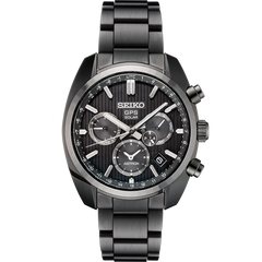 Seiko Astron SSH023 Limited Edition 50th Dual Time GPS Solar Black // Pre-Owned