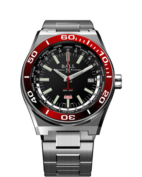 Ball DG3032A-SC-BKRD Roadmaster Worldtime 42mm COSC