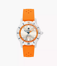 Zodiac ZO9591 Super Sea Wolf Ceramic Compression Rubber Strap Orange