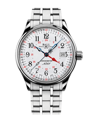 Ball NM3888D-S5CJ-WH Trainmaster Standard Time GMT Chronometer