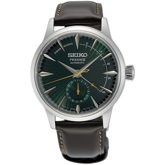 Seiko Presage SSA459 Cocktail Time Green Sunburst Dial Power Reserve