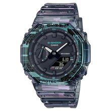 G-Shock GA2100NN-1A Casioak Digital Glitch Blazing Iridescent