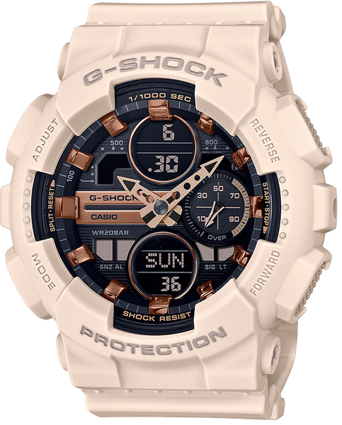Casio G-Shock GMAS140M-4A Compact Pink Tone Ladies