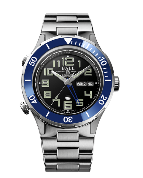 Ball DG3036B-S4C-BK Roadmaster Vanguard II 40mm Dual Time