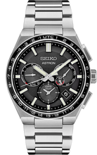 Seiko Astron SSH111 GPS Solar Dual Time Titanium Black Dial