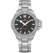 Hamilton H77815130 Khaki Navy Frogman Auto Gray Bezel