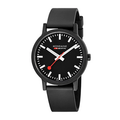 Mondaine MS1.41120.RB Essence Black Sustainable Quartz