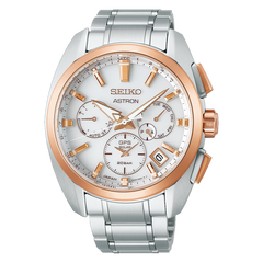 Seiko Astron SSH104 5X53 Titanium Rose Gold GPS Solar
