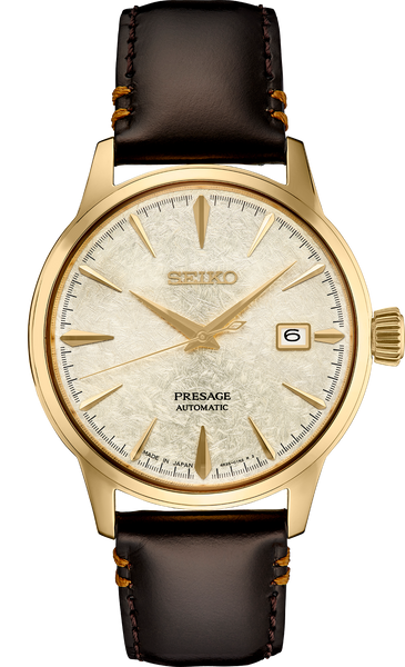 Seiko Presage SRPH78 Cocktail Time Star Bar Sake Gold Limited Edition