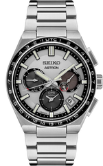 Seiko Astron SSH107 GPS Solar Dual Time Titanium White