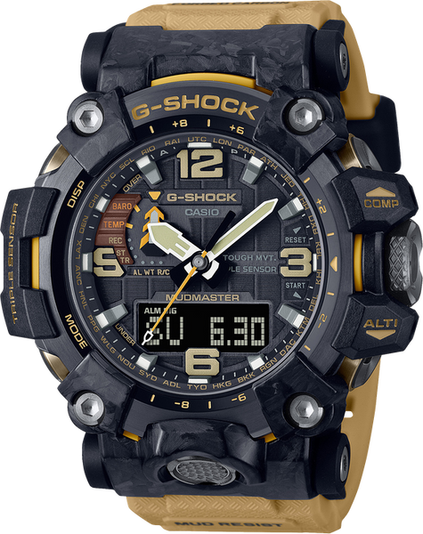 G-Shock GWG2000-1A5 Mudmaster Tough Solar Shock Resistant Beige