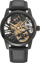 Claude Meylan 6044-N Lac Mechanical Skeleton Black Movement