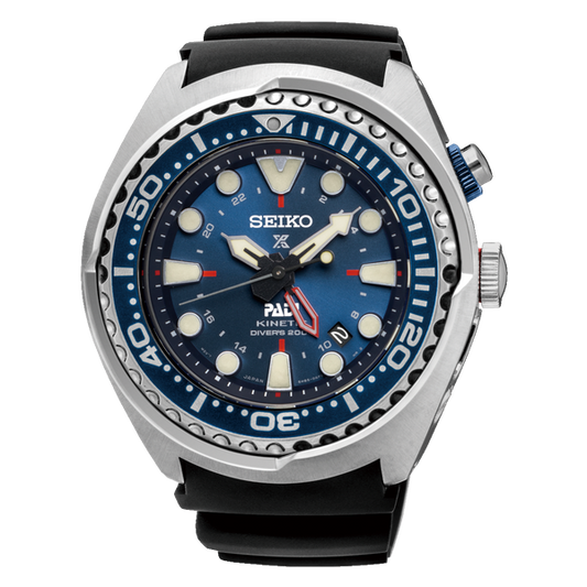 Seiko SUN065 Special Edition PADI Kinetic GMT // Pre-Owned
