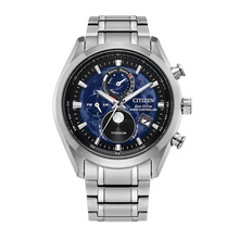 Citizen BY1010-57L Blue Lunar Dial Eco-Drive Super Titanium Radio Controlled